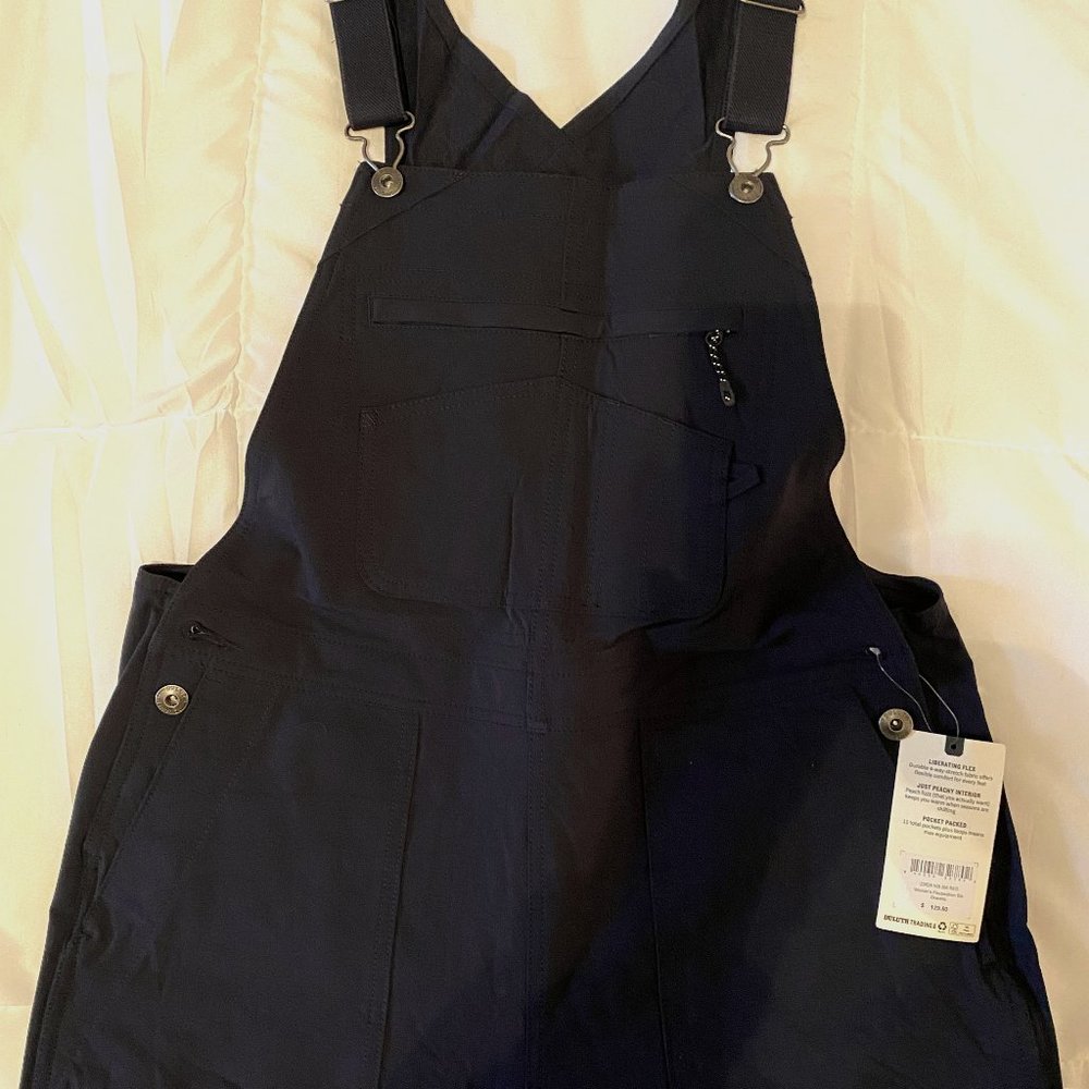 Duluth Trading Co. NWT Flexpedition overalls S